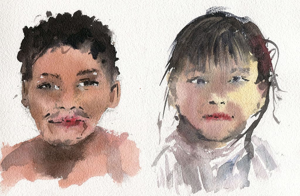 Easy Watercolor Portrait Sketching: Paint A Portrait in 10 Minutes!