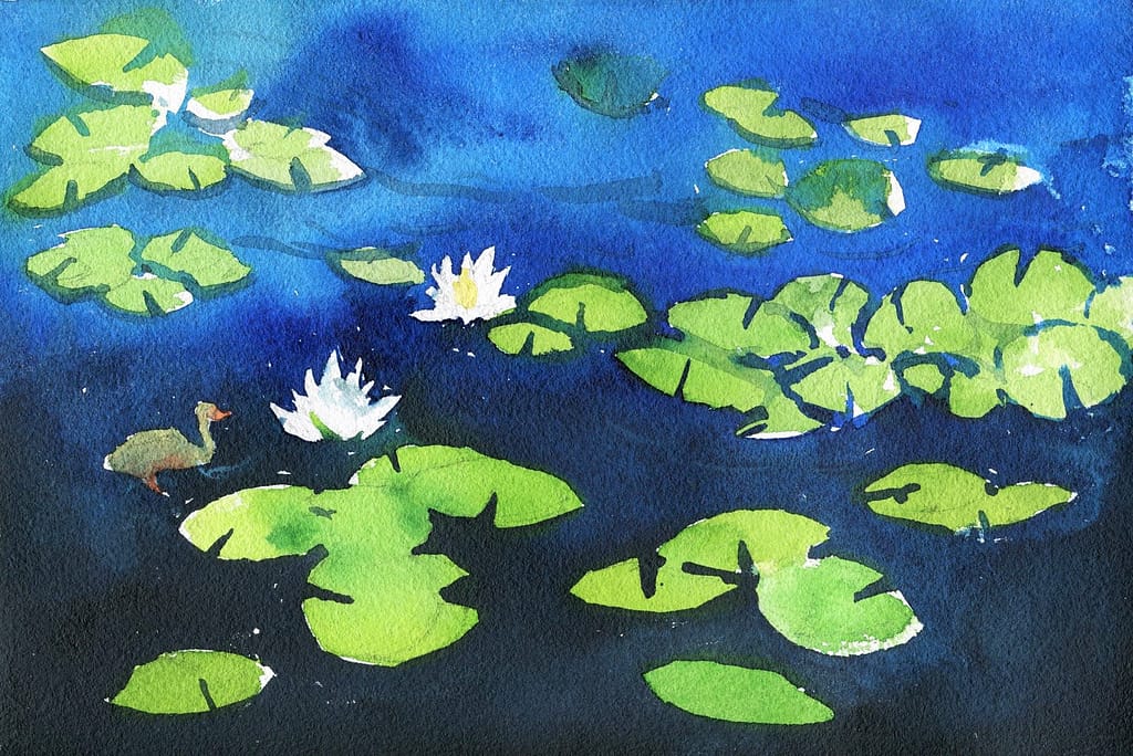 Loose Watercolor Painting