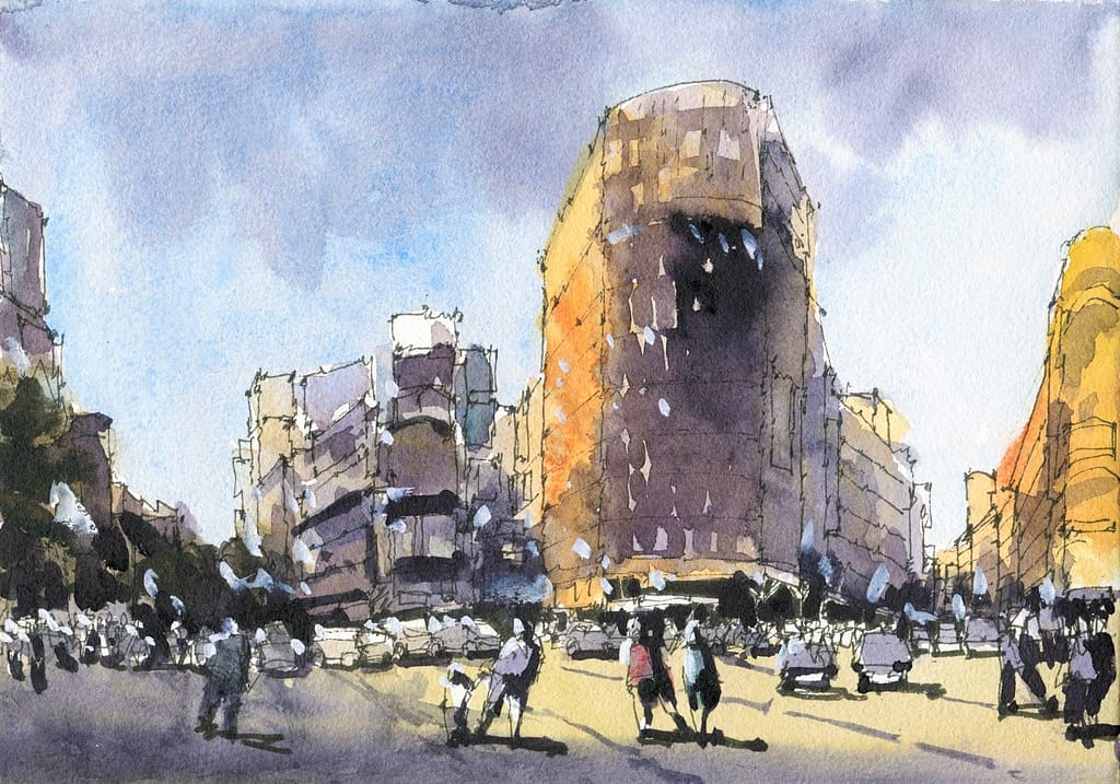 Complex Landscapes Made Easy: Paint Las Vegas and Tokyo