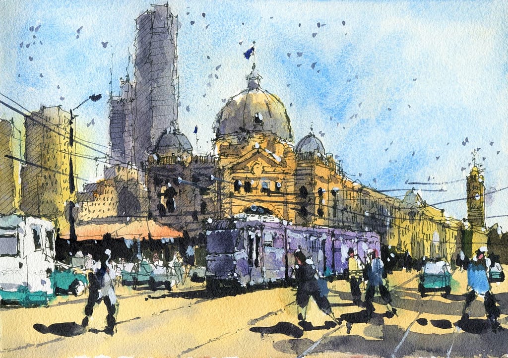 Watercolor Painting for Beginners: Draw and Paint Melbourne