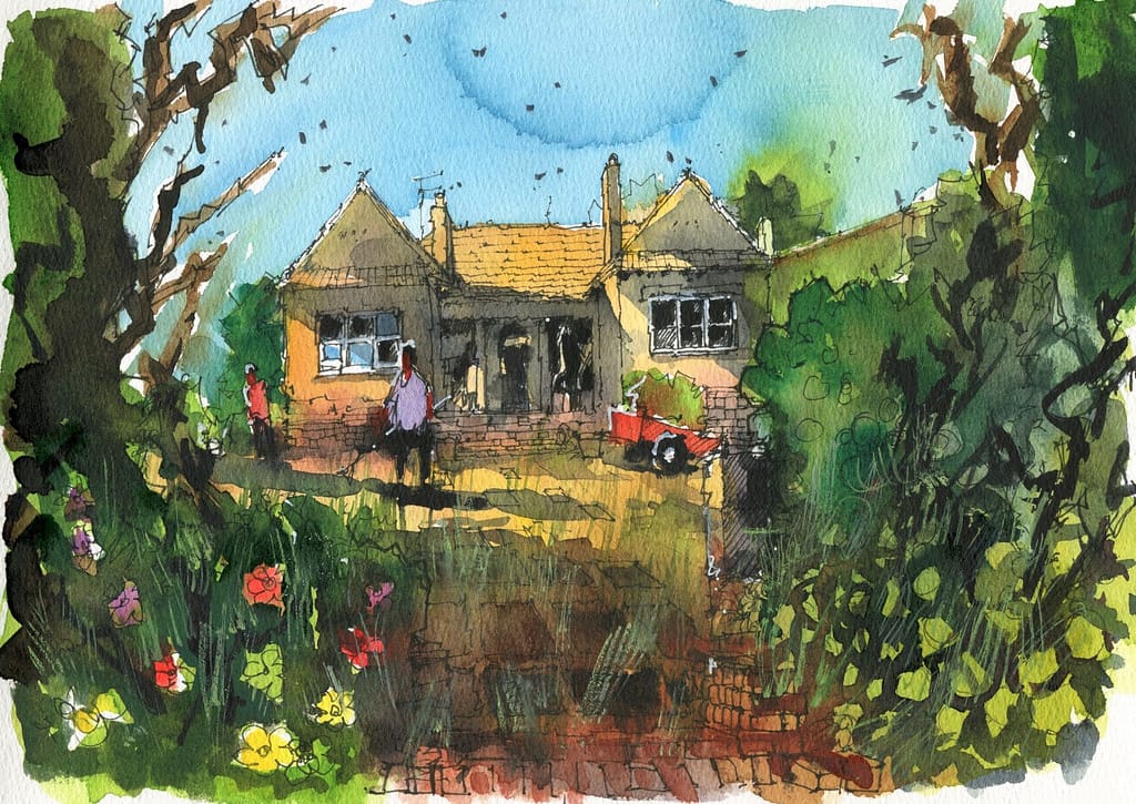 Painting House Portraits Workshop