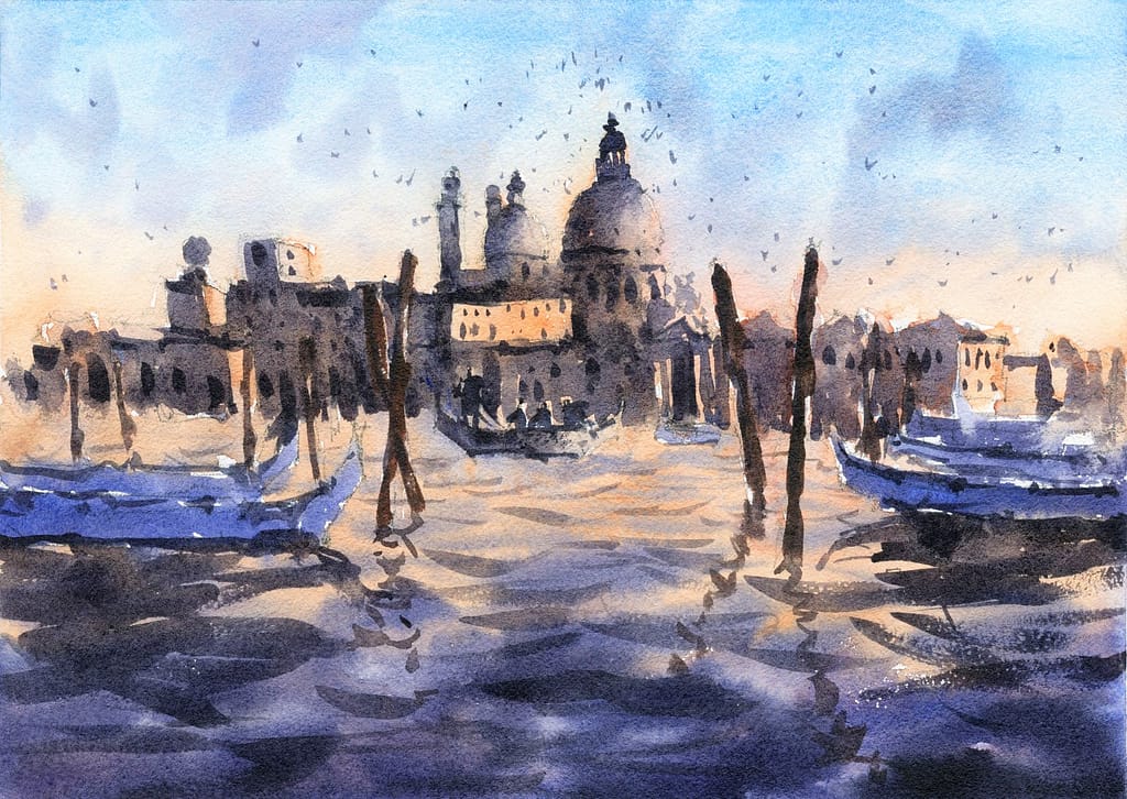 Paint Venice in Watercolor: Two Simple Interpretations