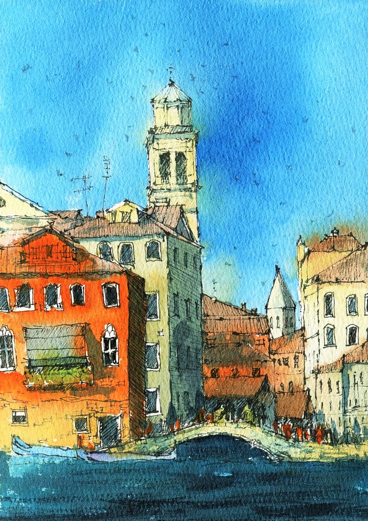 7 Important Tips for Line and Wash Paintings