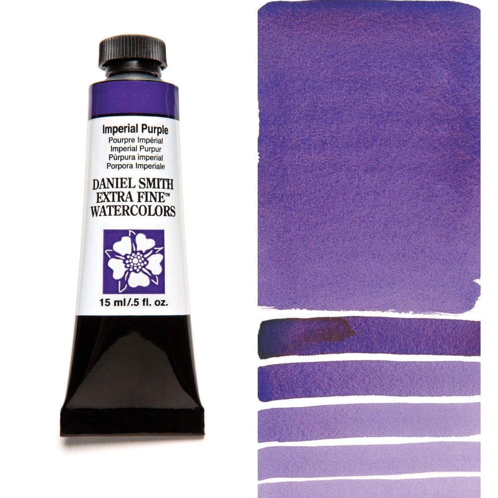 Daniel Smith Imperial Purple: Painting Grapes and Eggplants